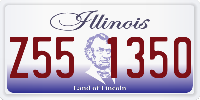 IL license plate Z551350
