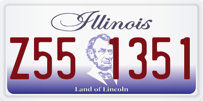 IL license plate Z551351