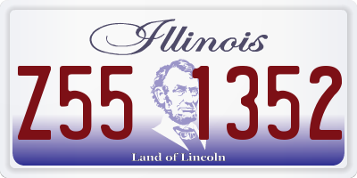 IL license plate Z551352