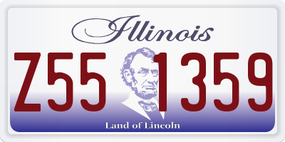 IL license plate Z551359