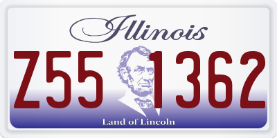 IL license plate Z551362