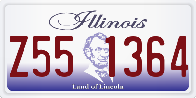 IL license plate Z551364