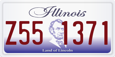 IL license plate Z551371