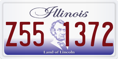IL license plate Z551372