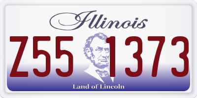 IL license plate Z551373