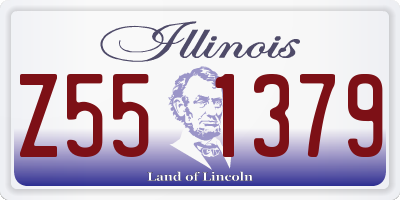 IL license plate Z551379