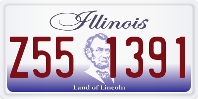IL license plate Z551391