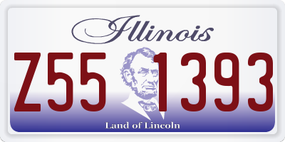 IL license plate Z551393