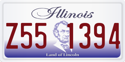 IL license plate Z551394