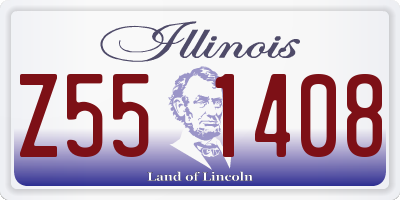 IL license plate Z551408
