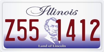 IL license plate Z551412
