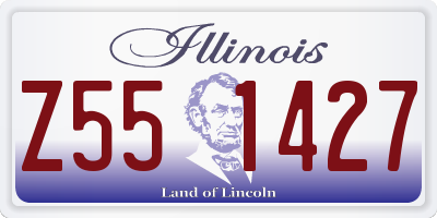 IL license plate Z551427