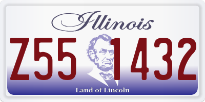 IL license plate Z551432