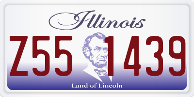IL license plate Z551439