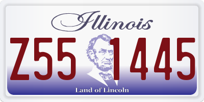 IL license plate Z551445