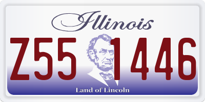IL license plate Z551446