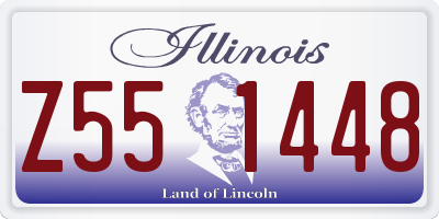 IL license plate Z551448