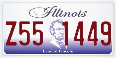 IL license plate Z551449