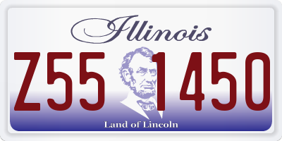 IL license plate Z551450