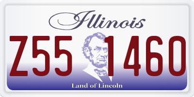 IL license plate Z551460