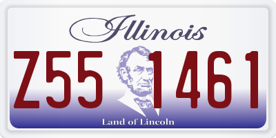 IL license plate Z551461