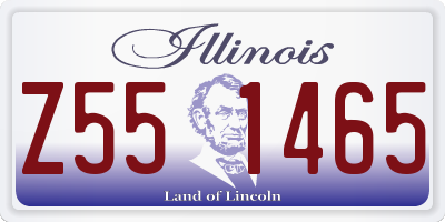 IL license plate Z551465