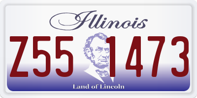 IL license plate Z551473