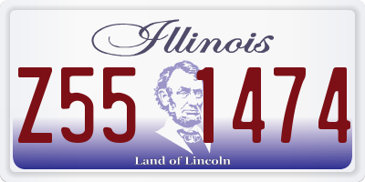 IL license plate Z551474