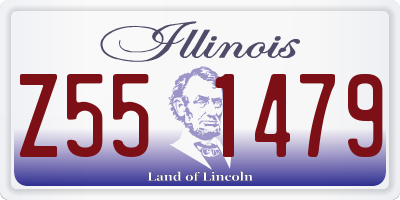 IL license plate Z551479