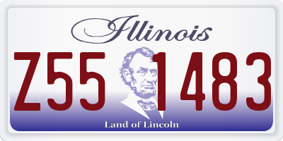 IL license plate Z551483