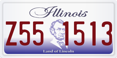 IL license plate Z551513