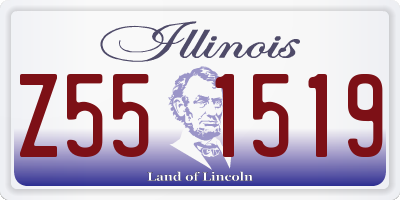 IL license plate Z551519