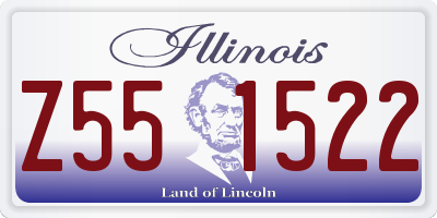 IL license plate Z551522