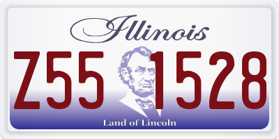 IL license plate Z551528