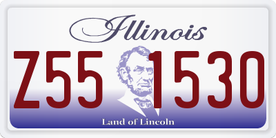 IL license plate Z551530