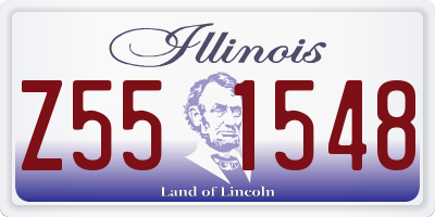 IL license plate Z551548