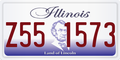 IL license plate Z551573