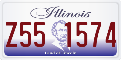 IL license plate Z551574