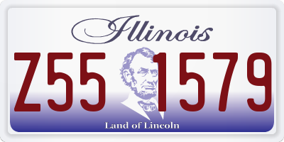 IL license plate Z551579