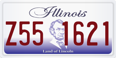 IL license plate Z551621