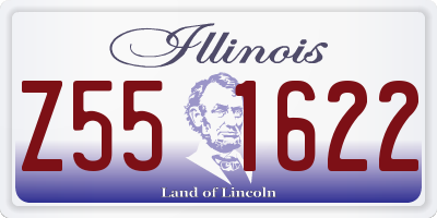 IL license plate Z551622