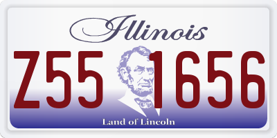 IL license plate Z551656