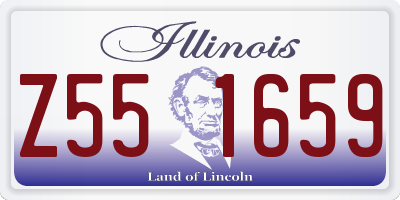 IL license plate Z551659