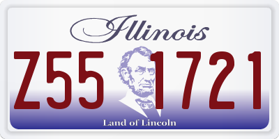 IL license plate Z551721