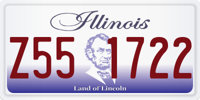 IL license plate Z551722