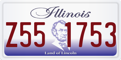 IL license plate Z551753