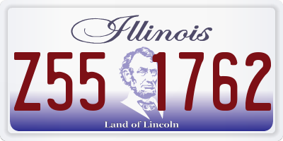 IL license plate Z551762