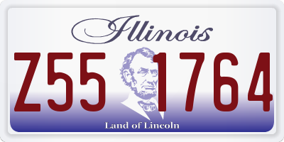 IL license plate Z551764