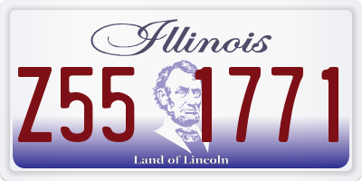 IL license plate Z551771