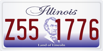 IL license plate Z551776